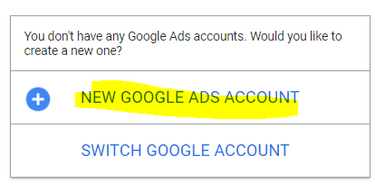 utworzenie konta google ads