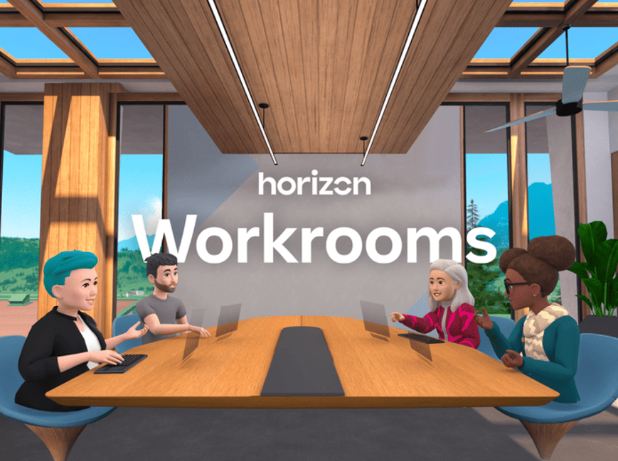 Sala konferencyjna w Metaverse Workplace