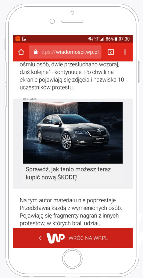 WP ADS reklama natywna