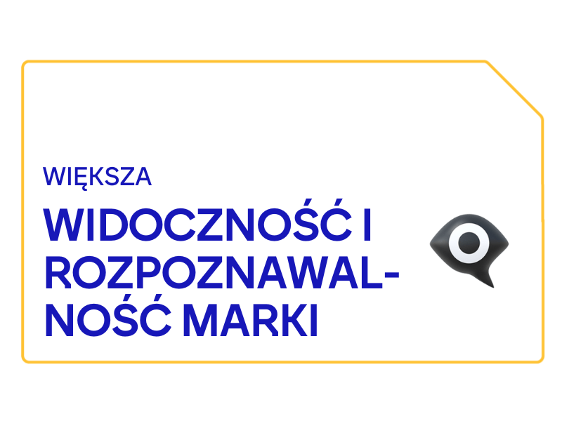 Zwiększona widoczność i rozpoznawalność marki